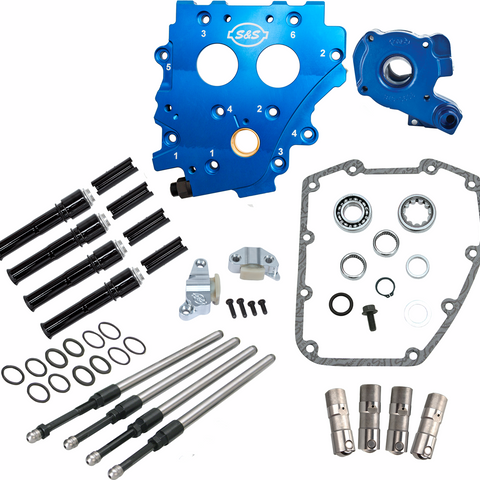 S&S CYCLE Cam Chest Kit without Cams - Chain Drive - Oil Cooled - Black Pushrods - Twin Cam 310-1270 - Team Dream Rides