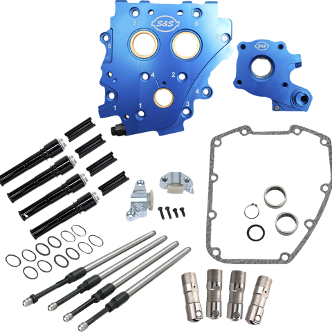 S&S CYCLE Cam Chest Kit without Cams - Chain Drive - Oil Cooled - Black Pushrods - Twin Cam 310-1272 - Team Dream Rides