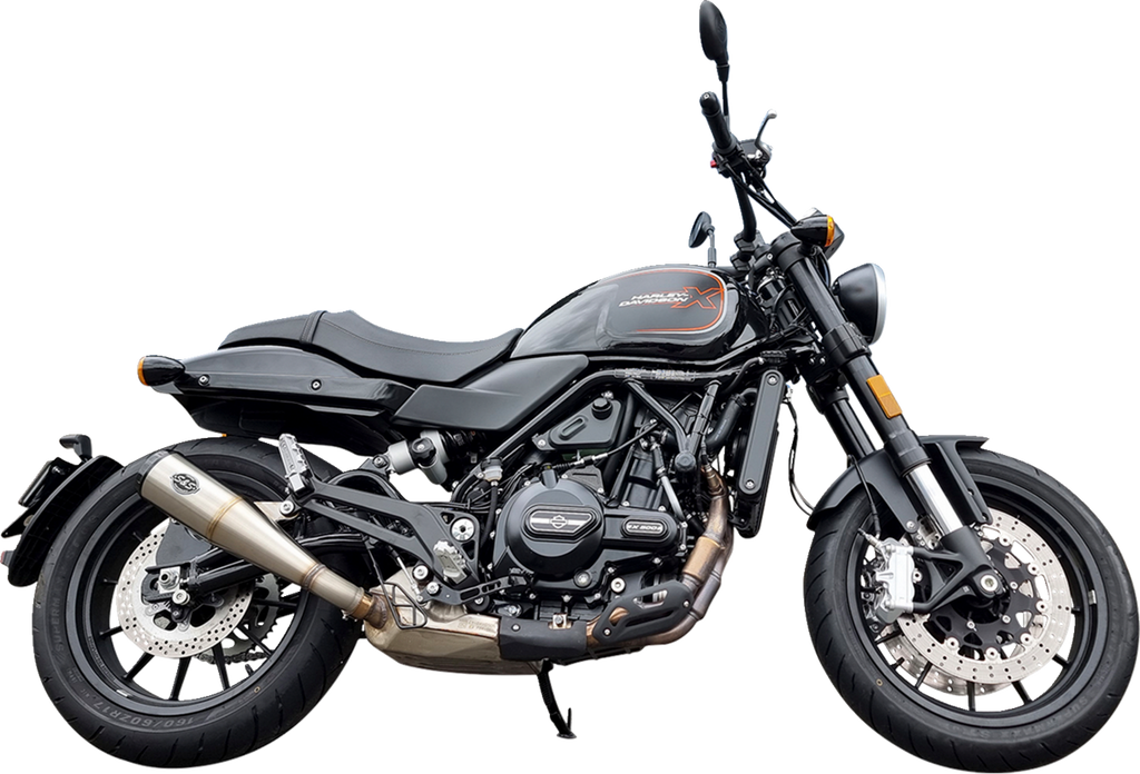 S&S CYCLE Grand National Slip-On Muffler - Brushed Stainless Steel 550-1114 - Team Dream Rides