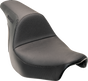 SLYFOX Slyfox Seat - Black Logo - Smooth Vinyl - Carbon Fiber - FL '18-'24 0802-1589 - Team Dream Rides