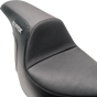 SLYFOX Slyfox Seat - Gray Logo - Smooth Vinyl - Carbon Fiber - FL '18-'24 0802-1590 - Team Dream Rides