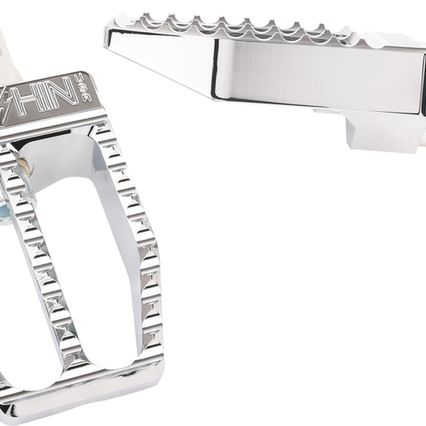 THRASHIN SUPPLY CO. Militant Footpegs - Front - Chrome TSC-2019-3-SF