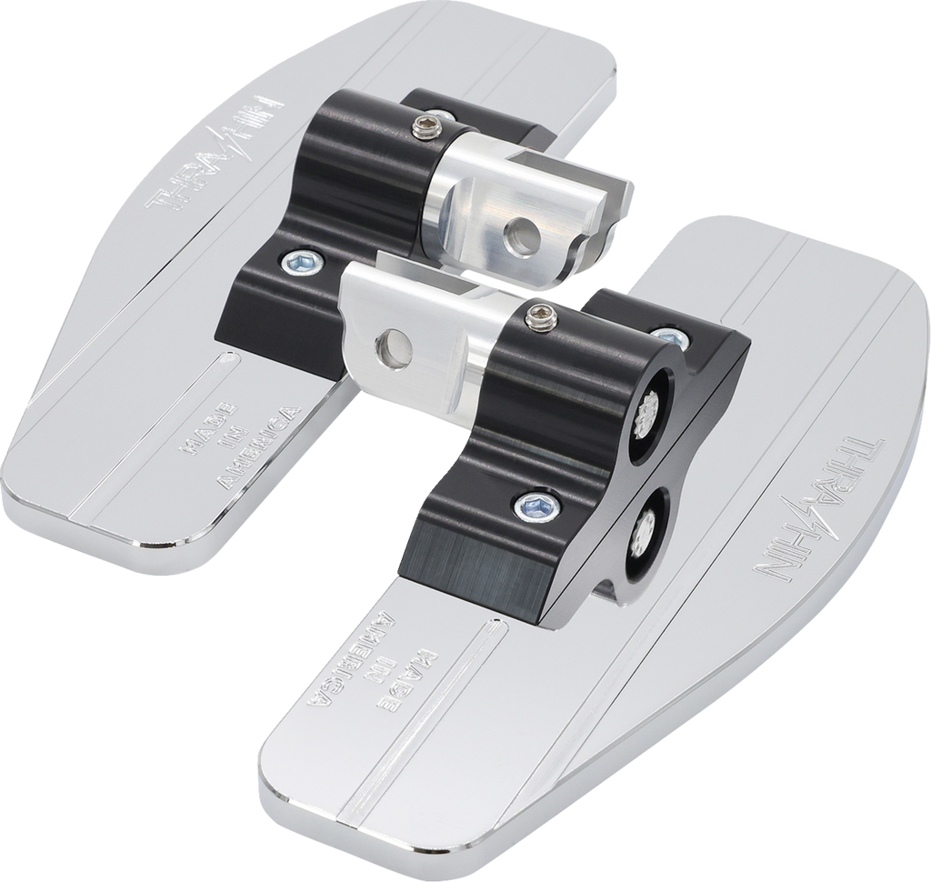 THRASHIN SUPPLY CO. Mini Floorboards - Chrome TSC-2030-3