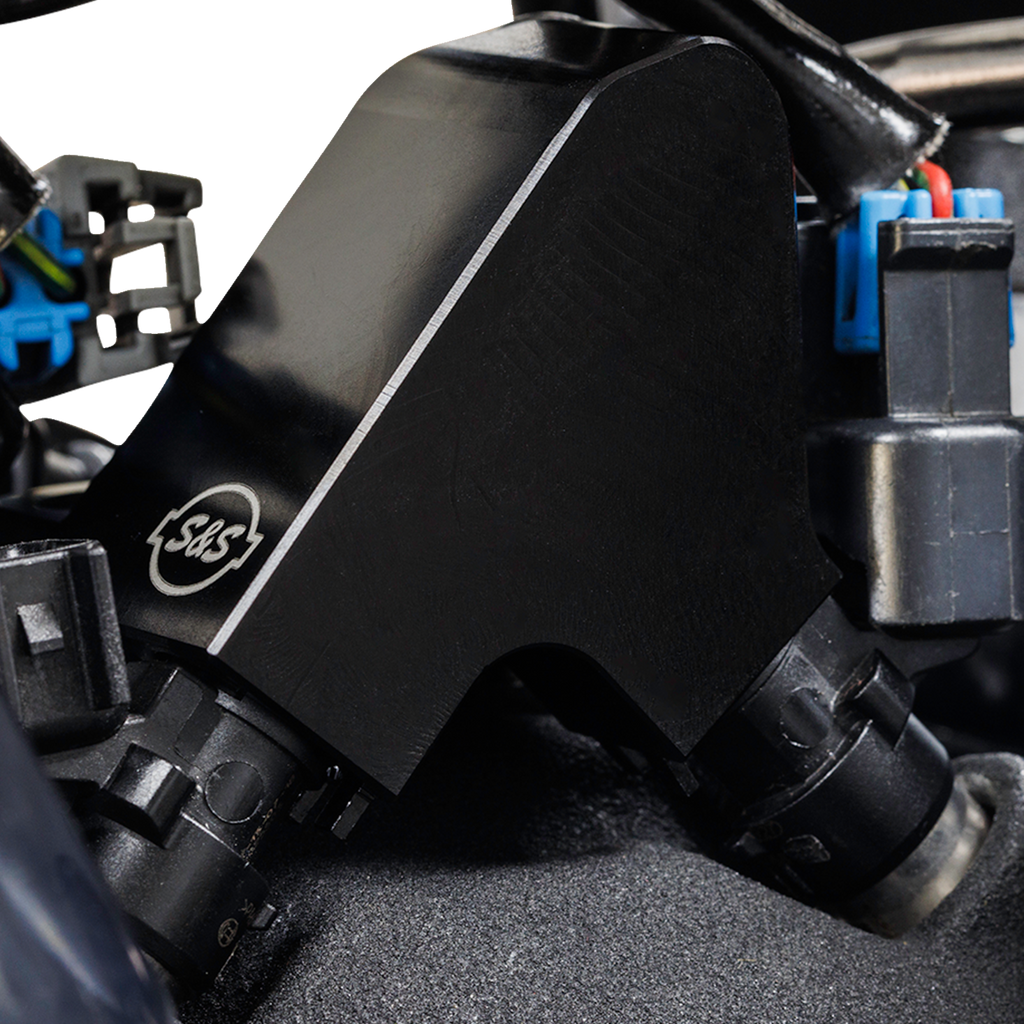 S&S CYCLE Replacement Fuel Rail Kit - Black - M8 Softail 160-0287