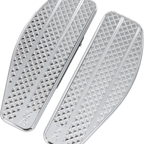 THRASHIN SUPPLY CO. Mini Floorboards - Passenger - Chrome TSC-2205-3