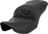 SADDLEMEN Roadsofa™ Seat for FL 2023-2024 with Black Stitching - Part 823-07-187