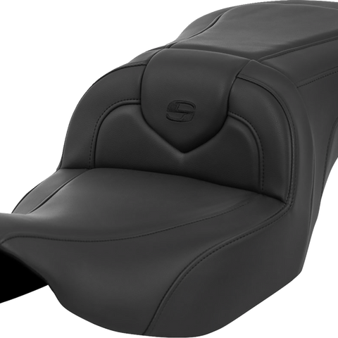 SADDLEMEN Roadsofa* Seat - without Backrest - Black Stitching - FL '23-'24 823-07-187 - Team Dream Rides