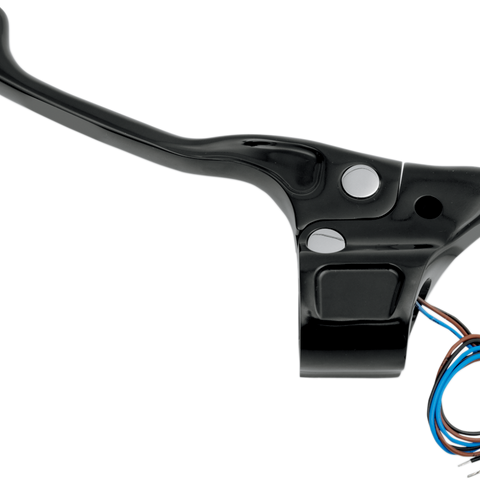 PERFORMANCE MACHINE (PM) Clutch Lever Assembly - Black 0062-2082-B - Team Dream Rides