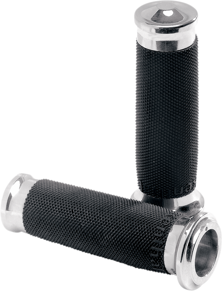 PERFORMANCE MACHINE (PM) Grips - Renthal Wrap - Chrome 0063-2007-CH - Team Dream Rides