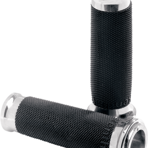 PERFORMANCE MACHINE (PM) Grips - Renthal Wrap - Chrome 0063-2007-CH - Team Dream Rides