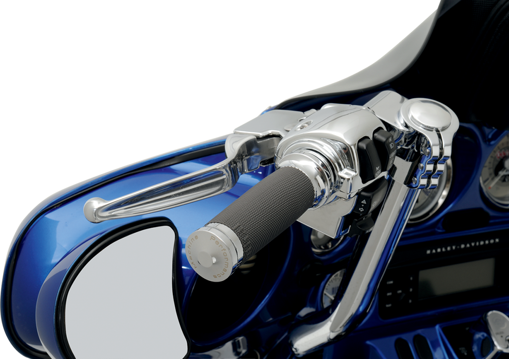 PERFORMANCE MACHINE (PM) Grips - Renthal Wrap - Chrome 0063-2020-CH - Team Dream Rides