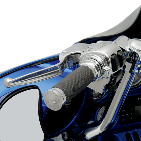 PERFORMANCE MACHINE (PM) Grips - Renthal Wrap - Chrome 0063-2020-CH - Team Dream Rides