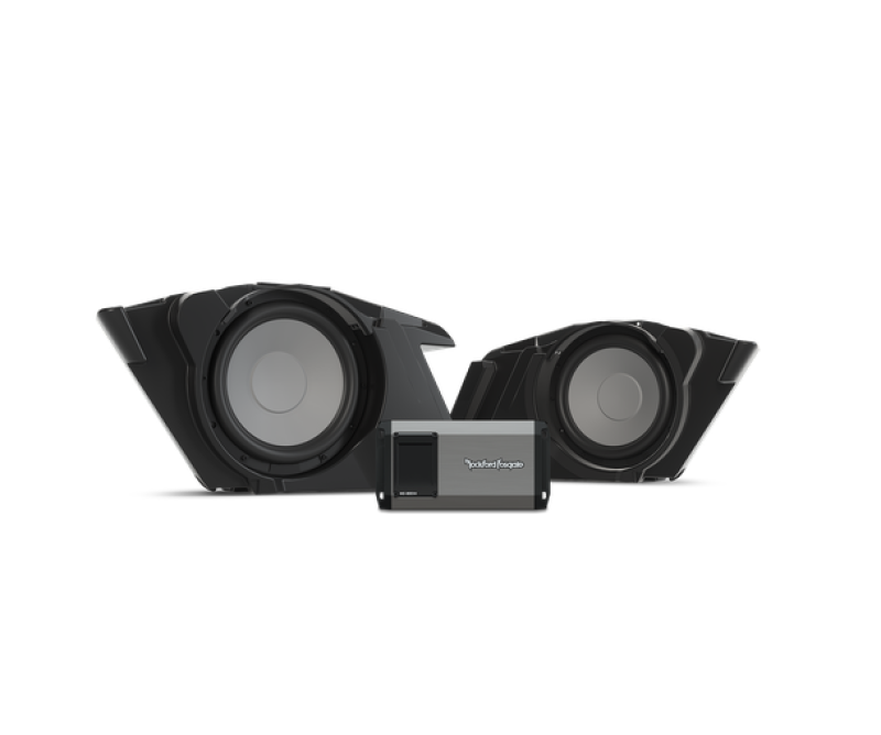 Rockford Fosgate HD14-SBSUB Dual 10-inch Saddlebag Subwoofer Kit for Harley-Davidson