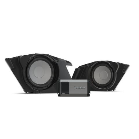 Rockford Fosgate HD14-SBSUB Dual 10-inch Saddlebag Subwoofer Kit for Harley-Davidson