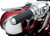 PERFORMANCE MACHINE (PM) Grips - Elite - TBW - Chrome 00635-2028CH - Team Dream Rides