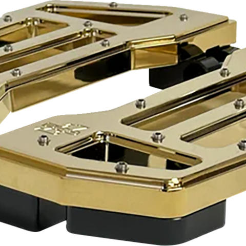 PRO-ONE PERF.MFG. Pro Board V2 Floorboards - Gold Titanium Nitride Coated 500780TIN - Team Dream Rides