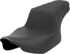 SADDLEMEN Step-Up Seat - Rear Lattice Stitch - Black - Road Glide/Street Glide 823-07-173 - Team Dream Rides