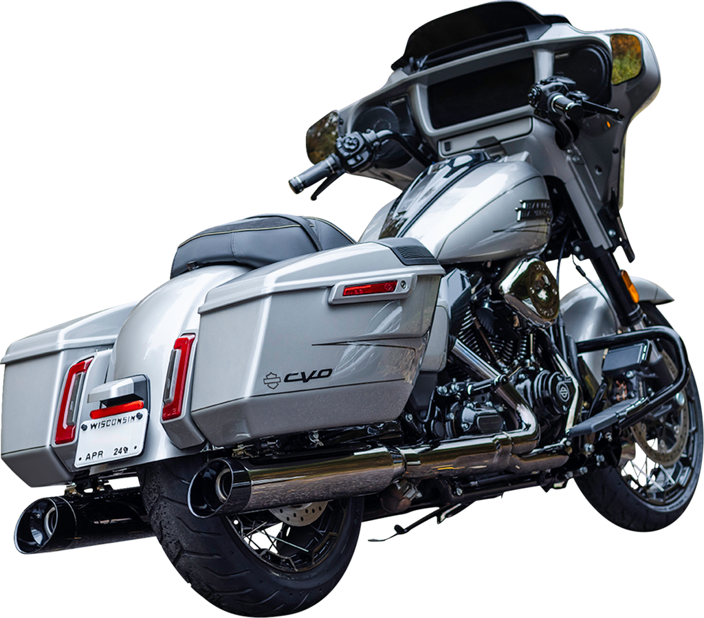 S&S CYCLE MK45 Slip-On Mufflers - Lava Chrome - 50-State 550-1113 - Team Dream Rides