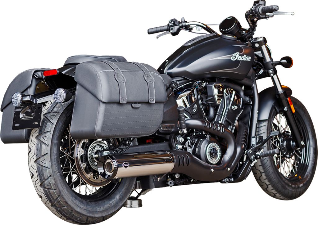 S&S CYCLE Grand National Slip-On Mufflers - Chrome - 50-State 550-1122 - Team Dream Rides