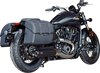S&S CYCLE Grand National Slip-On Mufflers - Black for Harley Scout 550-1121