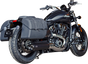 S&S CYCLE Grand National Slip-On Mufflers - Black for Harley Scout 550-1121