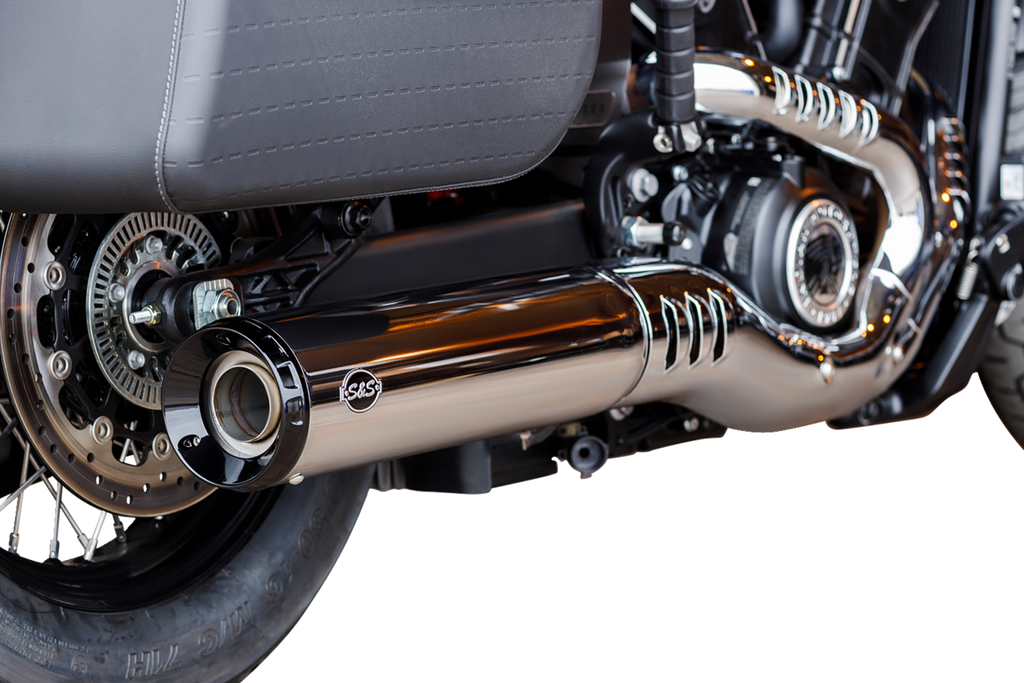 S&S CYCLE Grand National Slip-On Mufflers - Chrome - 50-State 550-1122 - Team Dream Rides