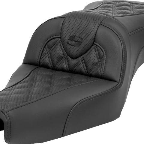 SADDLEMEN Roadsofa™ Seat with Lattice Stitch for XL 2004-2022 – Part 807-03-182