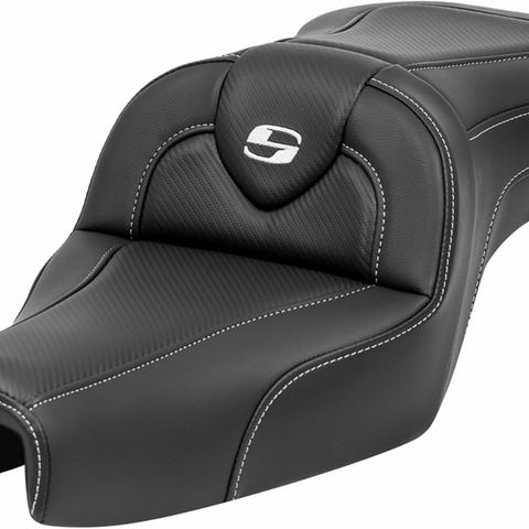 SADDLEMEN Roadsofa™ Seat XL Carbon Fiber Part 807-03-185 for 2004-2022 Vehicles
