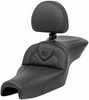 SADDLEMEN Roadsofa* Seat - with Backrest - Black - XL '04-'22 807-03-187BR