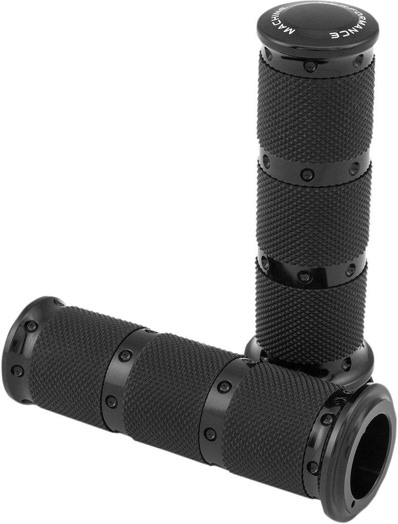 PERFORMANCE MACHINE (PM) Grips - XLS - Cable - Black 0063-2086-B - Team Dream Rides