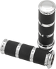 PERFORMANCE MACHINE (PM) Grips - XLS - TBW - Chrome 0063-2087-CH - Team Dream Rides