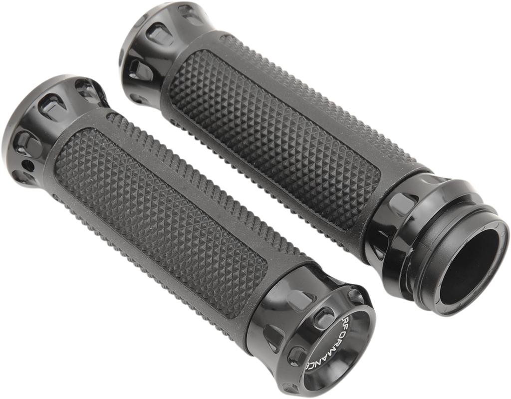PERFORMANCE MACHINE (PM) Grips - Overdrive - TBW - Black 0063-2082-B - Team Dream Rides