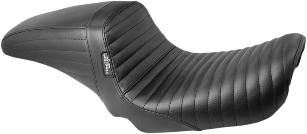LePera Kickflip Seat - Pleated Black for Harley FXD '06-'17 (Part LK-591PT)