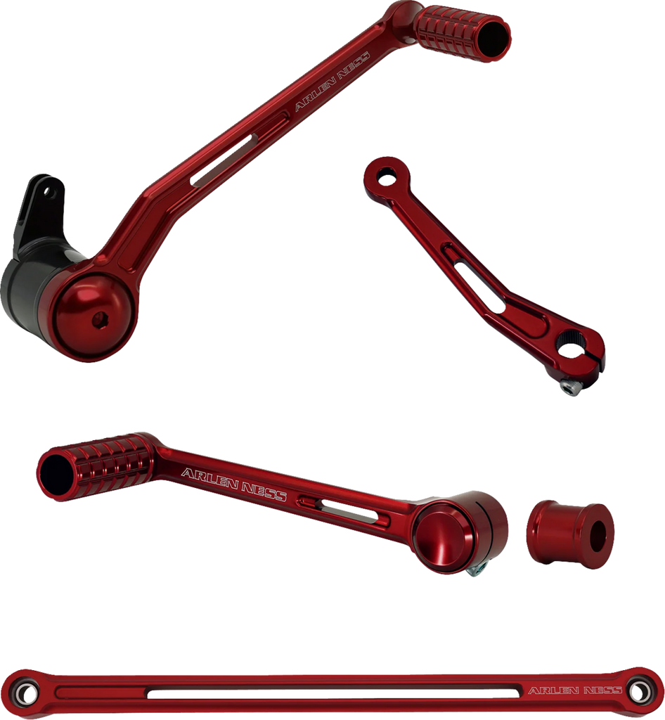 ARLEN NESS SpeedLiner Foot Control Kit w/ Heel/Toe Shifter - Red 420-133 - Team Dream Rides
