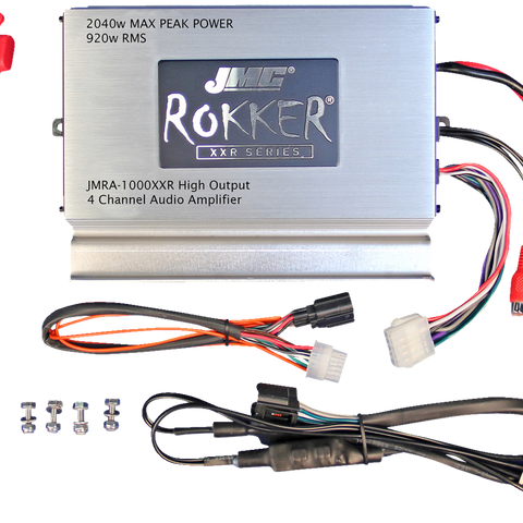 J & M Amplifier Kit - 4-Channel - '18-'24 Gold Wing JAMP-1000GW18-TB - Team Dream Rides