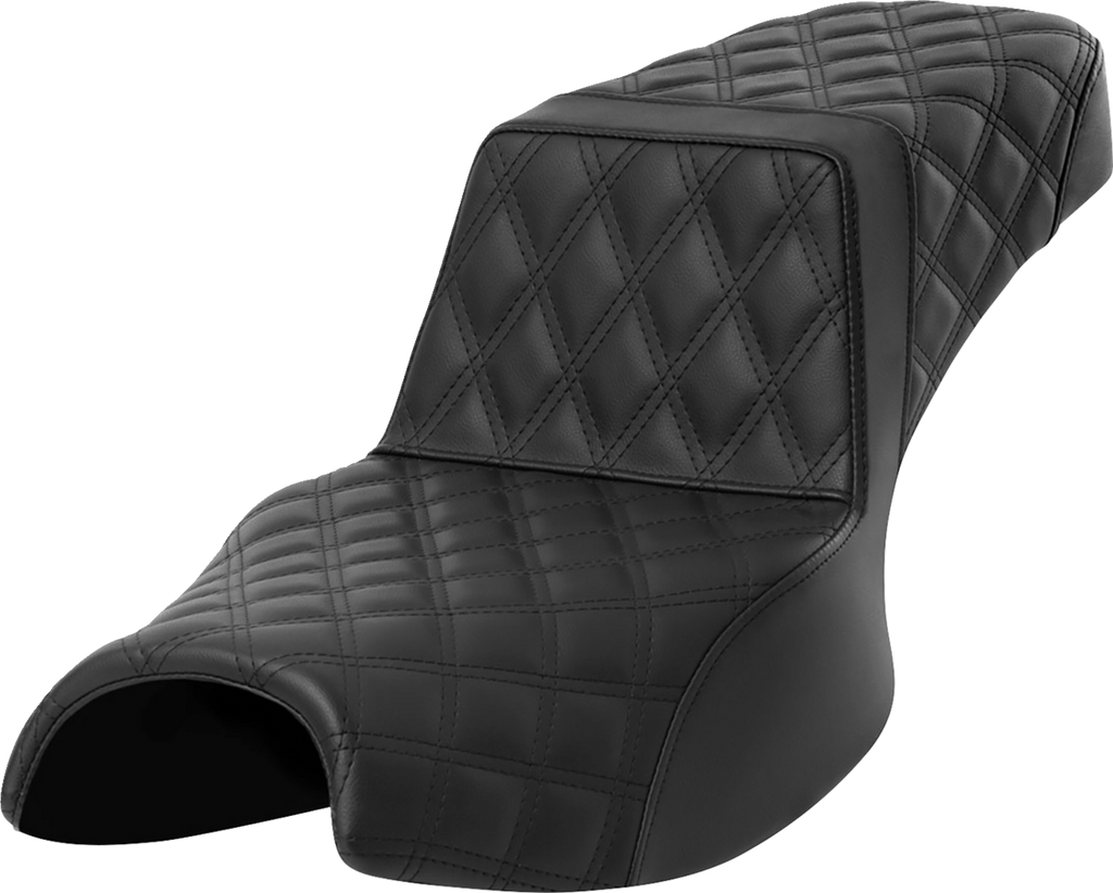 SADDLEMEN Step-Up Seat - Full Lattice Stitch - Extended Reach - Challenger '20-'24 I20-06E-175