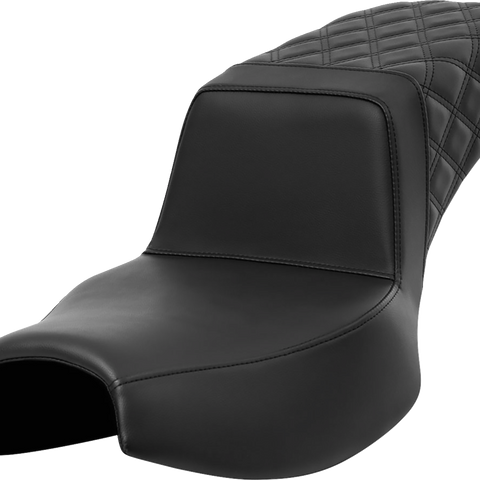 SADDLEMEN Step-Up Seat for Challenger 2020-2024 - Rear Lattice Stitch Extended Reach I20-06E-173