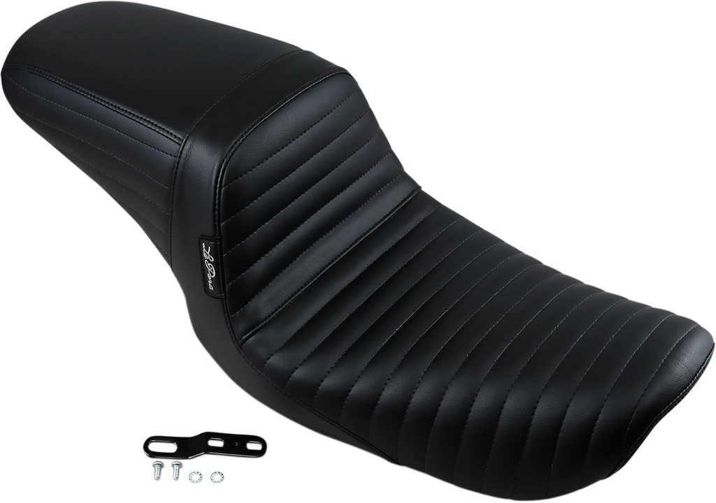 LE PERA Kickflip Seat - Pleated Black for Harley FXD '96-'03, Part Number LN-591PT