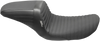 LE PERA Kickflip Seat - Pleated with Gripp Tape for Harley FXD 1996-2003, Black - Part LN-591PTGP