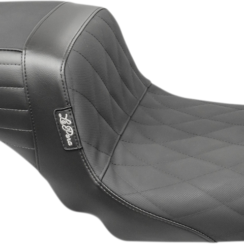 LE PERA Kickflip Daddy Long Legs Seat with Diamond Pattern and Gripp Tape for Harley FX 2006-2017 – Part Number LK-591DLDMGP