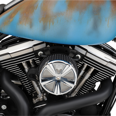 PERFORMANCE MACHINE (PM) Rocker Box Cover - Scalloped - Contrast Cut - Twin Cam 0177-2021-BM - Team Dream Rides