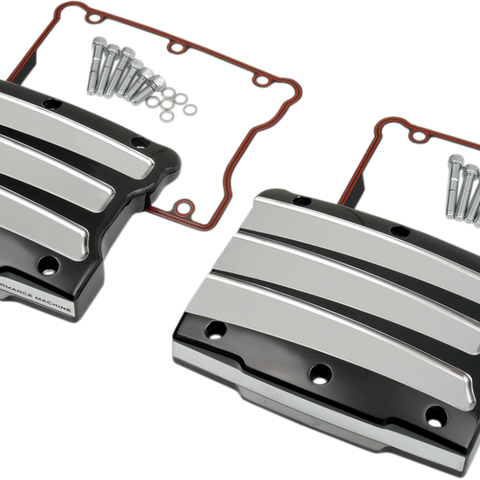 PERFORMANCE MACHINE (PM) Rocker Box Cover - Scalloped - Platinum Cut - Twin Cam 0177-2021-BMP - Team Dream Rides
