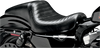 LE PERA Daytona Seat LK-542PT for Harley-Davidson XL '04-'23 – Pleated Black, Without Backrest
