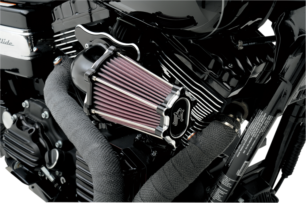 PERFORMANCE MACHINE (PM) Fast Air Intake Cleaner - Contrast Cut 0206-2049-BM - Team Dream Rides