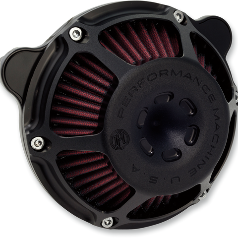 PERFORMANCE MACHINE (PM) Max HP Air Cleaner Kit - Black Ops* 0206-2081-SMB - Team Dream Rides