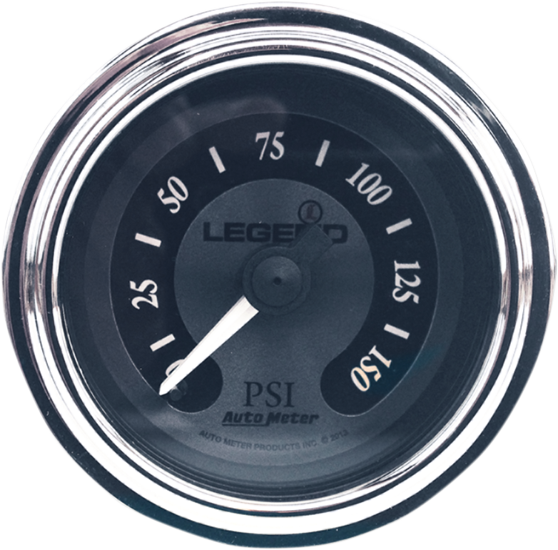 Legend Suspension Fairing Mounted LED Backlit PSI Gauge – Titanium, Part 2212-0493