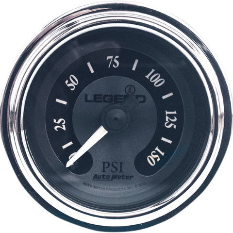 Legend Suspension Fairing Mounted LED Backlit PSI Gauge – Titanium, Part 2212-0493