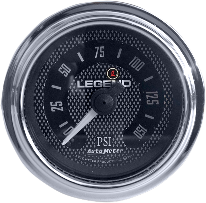 LEGEND SUSPENSION Diamond Cut Fairing Mounted LED Backlit PSI Gauge - Part 2212-0494
