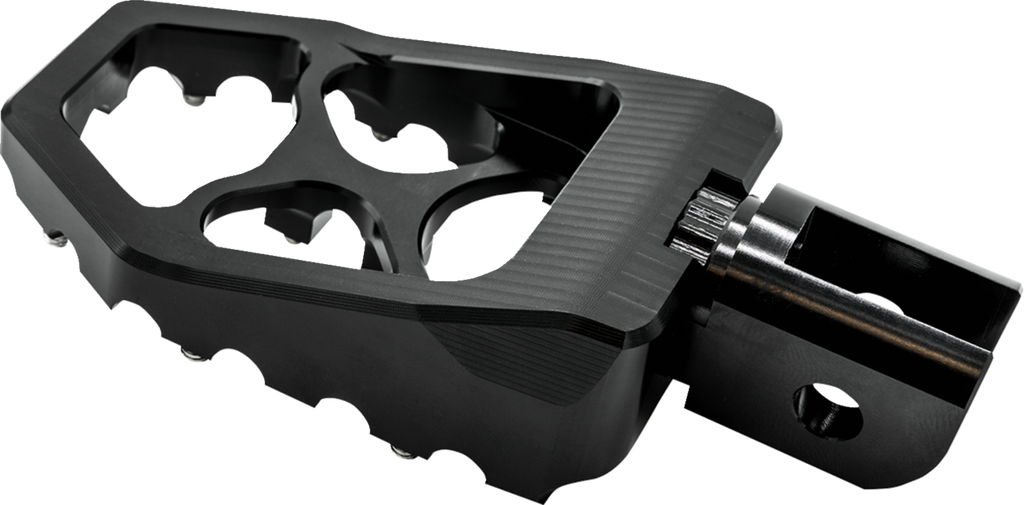 Burly Brand MX Evolution Driver Pegs for Softail - B13-1016B, Black Aluminum