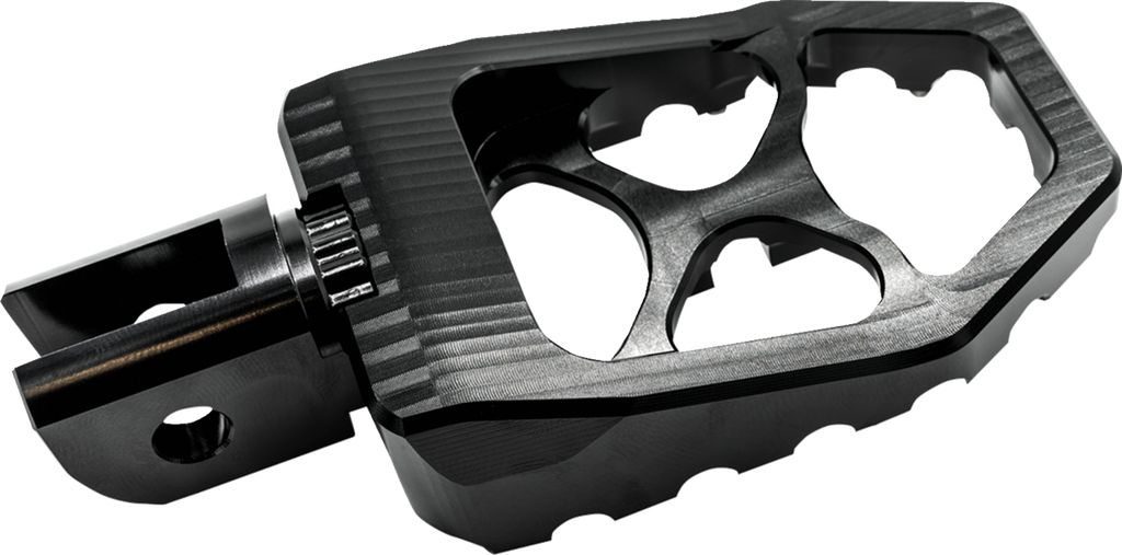 Burly Brand MX Evolution Driver Pegs for Softail - B13-1016B, Black Aluminum